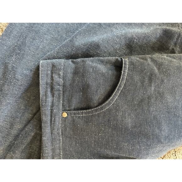 Alfred Dunner Blue Pull On Skort Skirt Women's 16 Pull On Elastic Waist Cotton - Picture 5 of 6